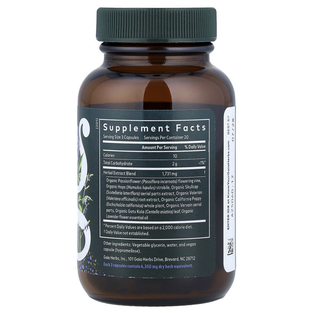 Gaia Herbs Som Sleep® 60 Phyto-Caps® Líquidos - Imagem 2