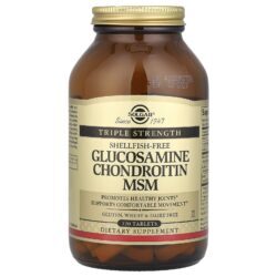 Solgar Glucosamina Condroitina MSM Força Tripla 120 Comprimidos