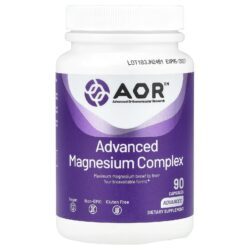 Advanced Orthomolecular Research AOR Complexo Avançado de Magnésio 90 Cápsulas Vegetarianas