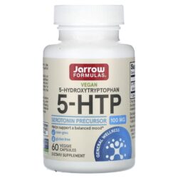 Jarrow Formulas 5-HTP 100 mg 60 Cápsulas Vegetais