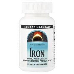 Source Naturals Ferro 25 mg 250 comprimidos