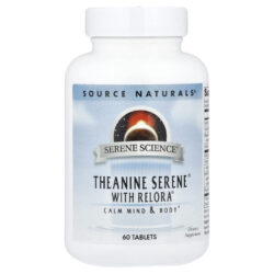 Source Naturals Serene Science® Theanine Serene® com Relora® 60 Comprimidos