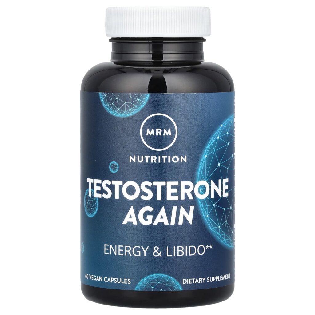 MRM Nutrition Testosterona de Novo Energia e Libido 60 Cápsulas Veganas