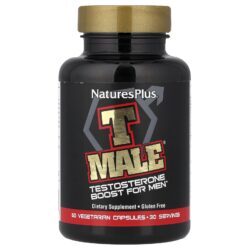 NaturesPlus T Male Reforço de Testosterona para Homens 60 Cápsulas Vegetarianas