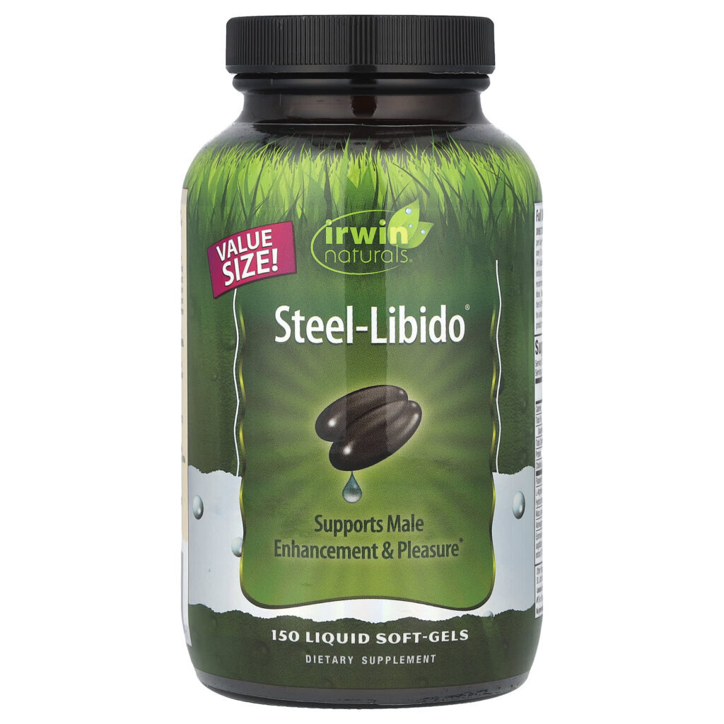 Irwin Naturals Steel-Libido® 150 Cápsulas Softgel Líquidas