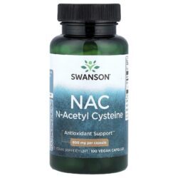 Swanson NAC 600 mg 100 Cápsulas Veganas