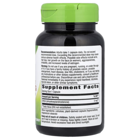 Natures Way Youthful You™ DHEA 5 mg 60 Cápsulas Veganas - Imagem 2