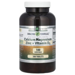 Amazing Nutrition Amazing Formulas Cálcio Magnésio Zinco e Vitamina D3 300 Comprimidos