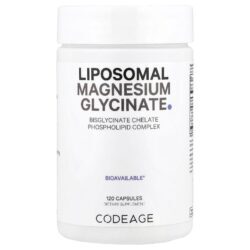 Codeage Glicinato de Magnésio Lipossomal 120 Cápsulas Vegetais