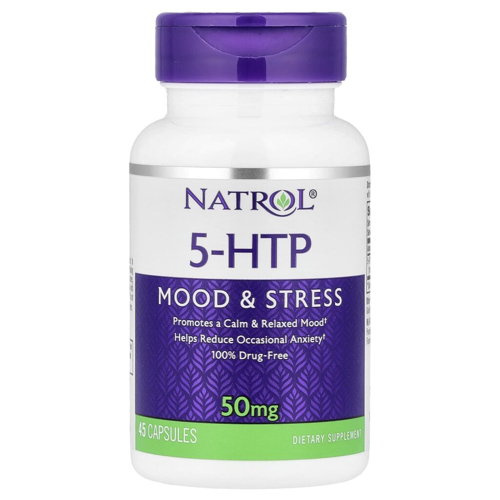 Natrol 5-HTP Humor e Estresse 50 mg 45 Cápsulas