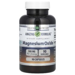 Amazing Nutrition Óxido de Magnésio 500 mg 90 Cápsulas