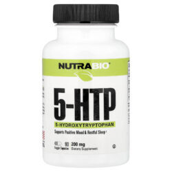NutraBio 5-HTP 90 Cápsulas Vegetais
