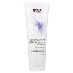 NOW Foods Soluções Glicosamina MSM e Arnica Loção de Lipossomas 237 ml (8 fl oz)