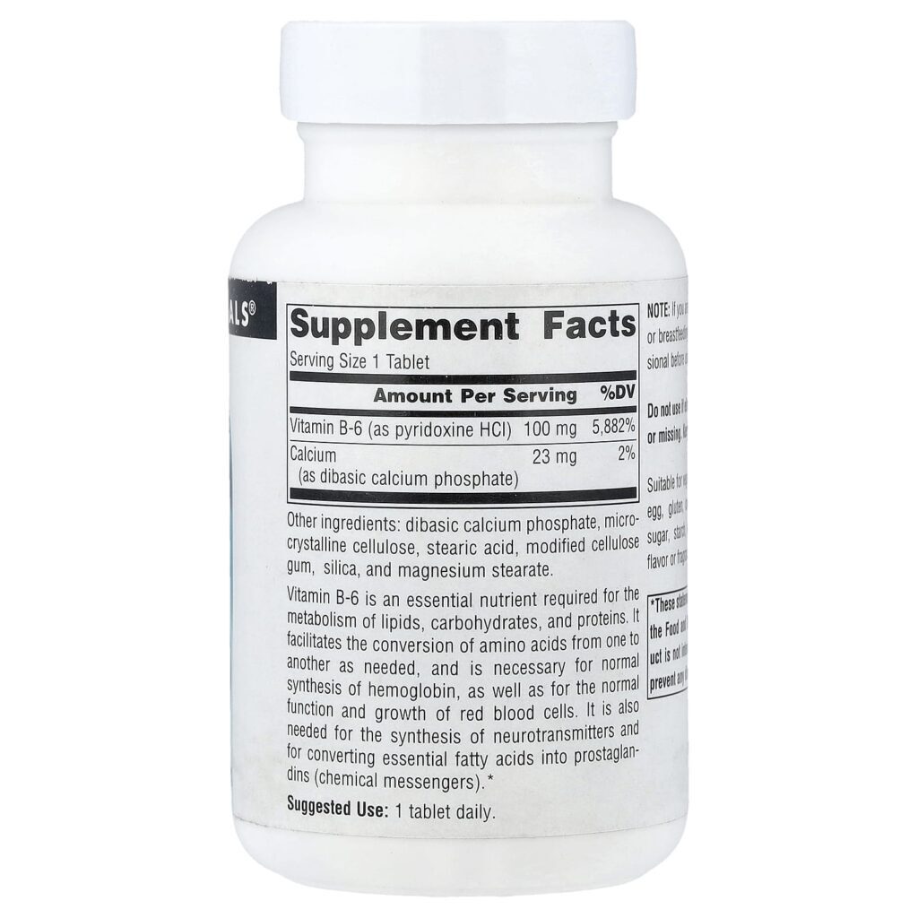 Source Naturals B-6 250 Comprimidos - Imagem 2