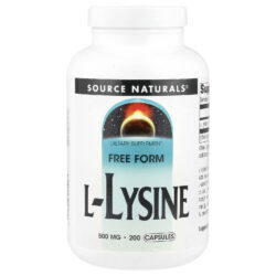 Source Naturals L-lisina 500 mg 200 Cápsulas