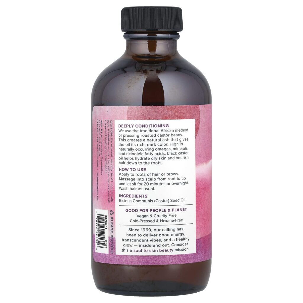 Heritage Store Óleo de Rícino Preto 237 ml (8 fl oz) - Imagem 2