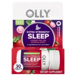 OLLY Sleep Potência Extra Morango 30 Comprimidos