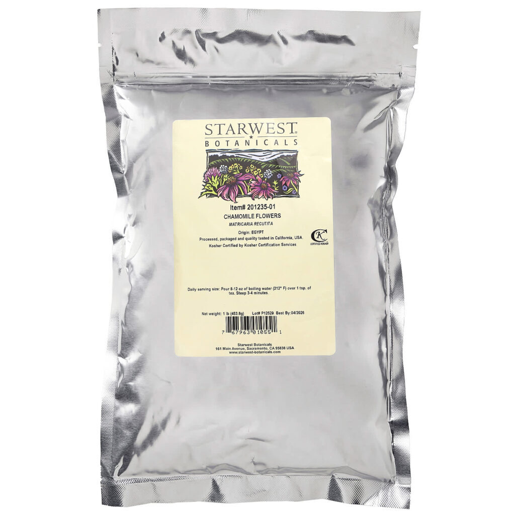 Starwest Botanicals Flores de Camomila 4536 g (1 lb) - Imagem 2