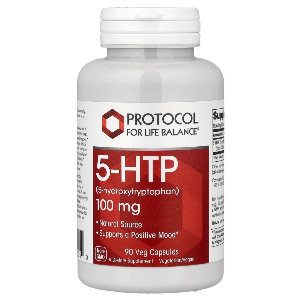 Protocol for Life Balance 5-HTP 100 mg 90 Cápsulas Vegetais