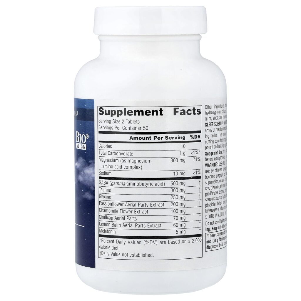 Source Naturals Sleep Science® NightRest™ com Melatonina 100 Comprimidos - Imagem 2