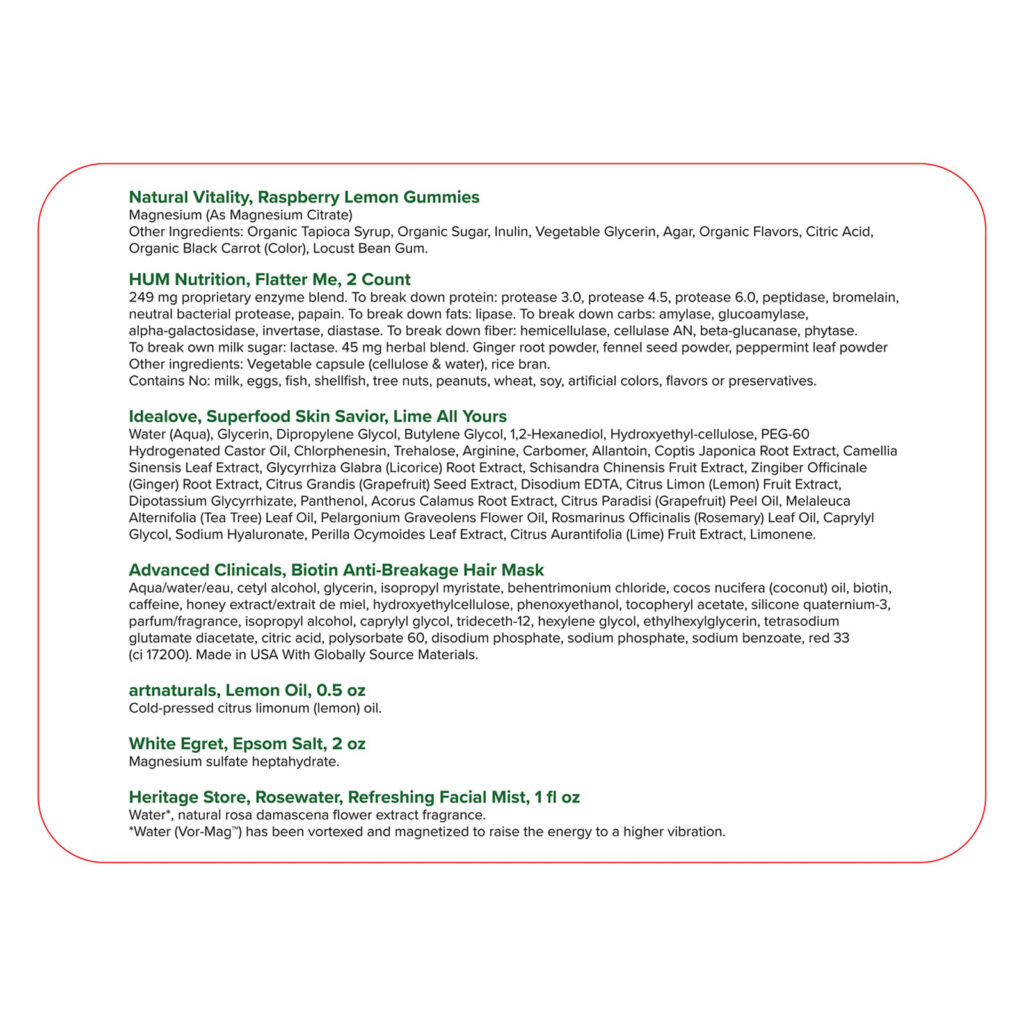 Fnac Suplementos Exclusive Essenciais do Autocuidado Coleção de Aniversário Conjunto com 8 Unidades - Imagem 2