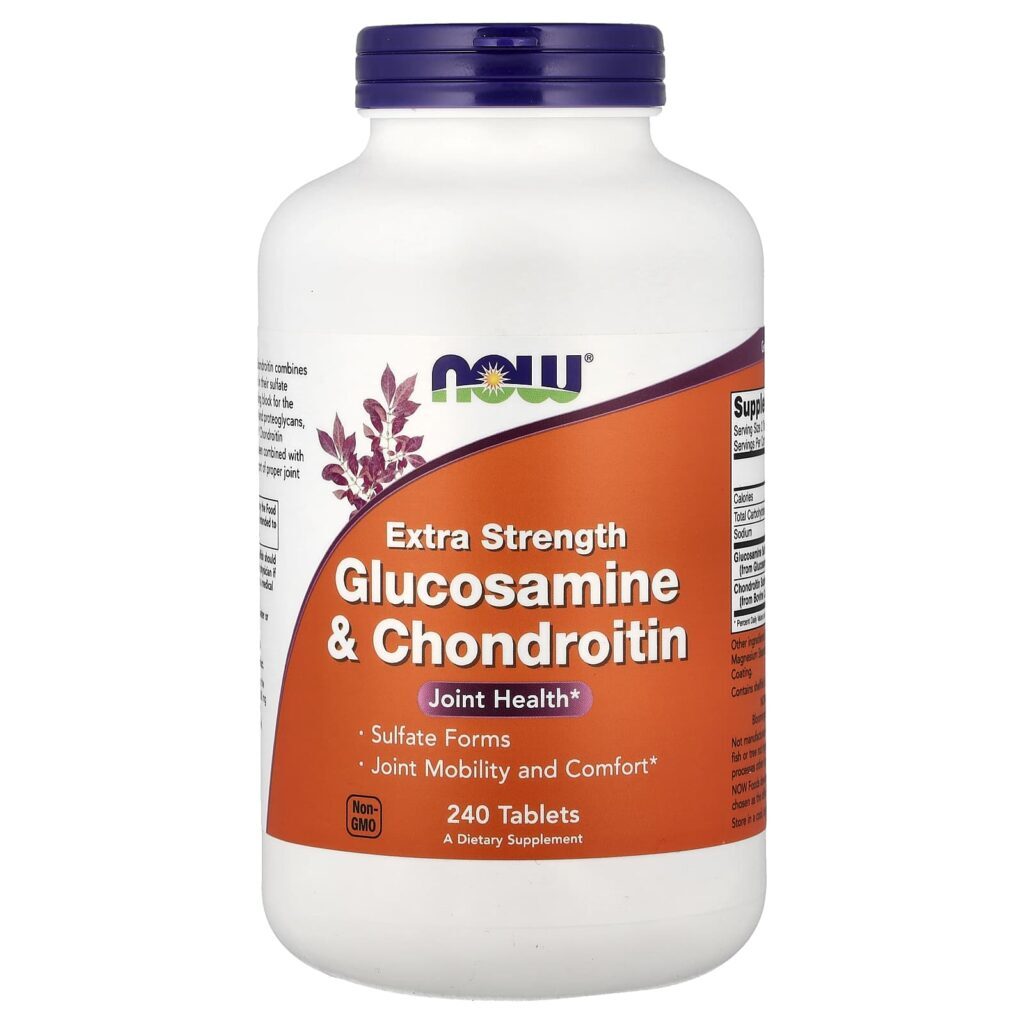 NOW Foods Glicosamina e Condroitina 240 Comprimidos