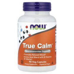 NOW Foods True Calm™ 90 Cápsulas Vegetais