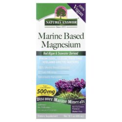 Natures Answer Magnésio Marinho Creme de Baunilha 480 ml (16 fl oz)