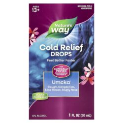 Natures Way Umcka® Gotas de Alívio para Resfriados Acima de 13 Anos 30 ml (1 fl oz)