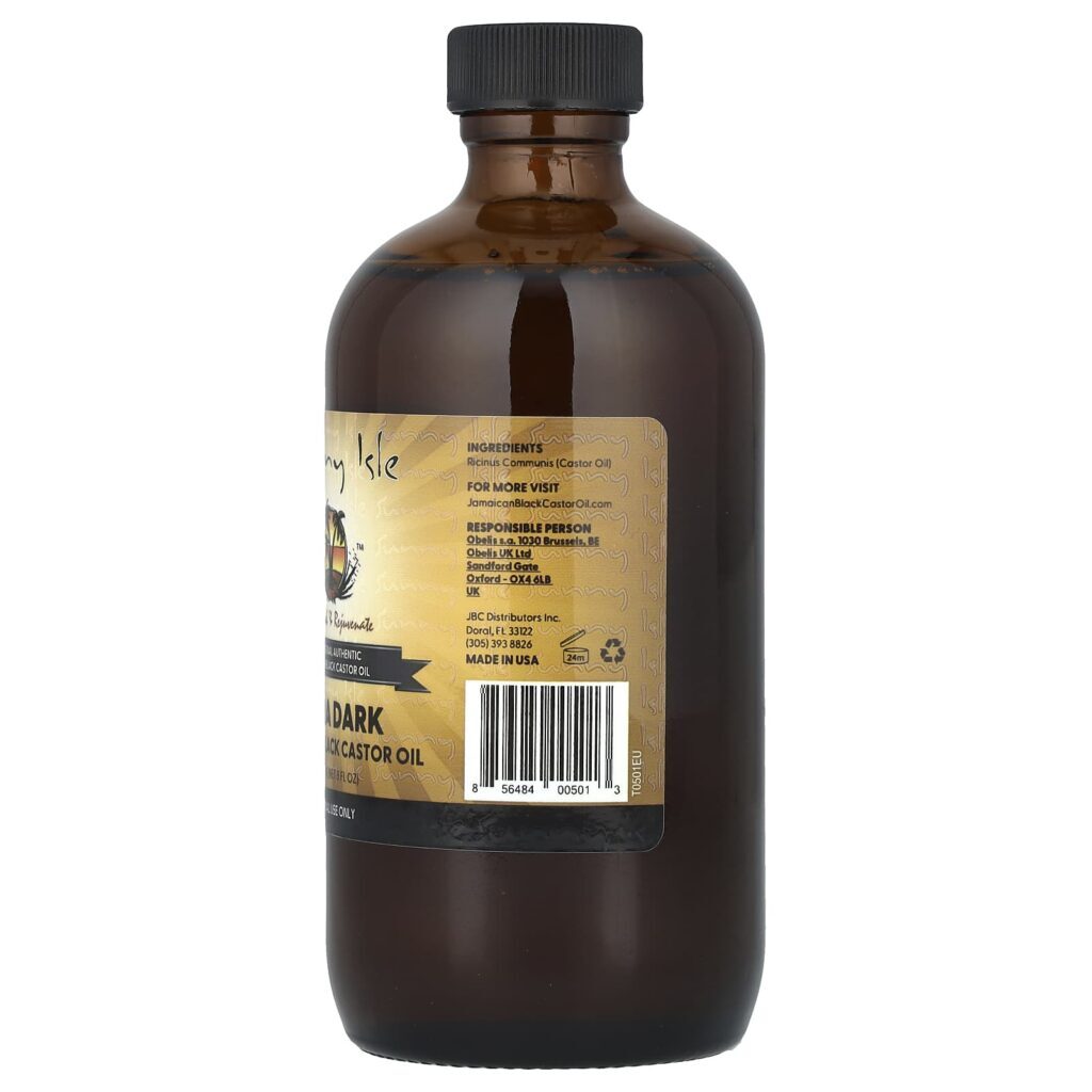 Sunny Isle Óleo de Rícino Preto Jamaicano Extra-Escuro 23658 ml (8 fl oz) - Imagem 2