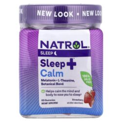 Natrol Gomas Sleep +™ Calm Morango 60 Gomas