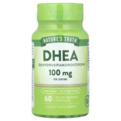 Natures Truth DHEA 60 Cápsulas de Liberação Rápida (50 mg por Cápsula)