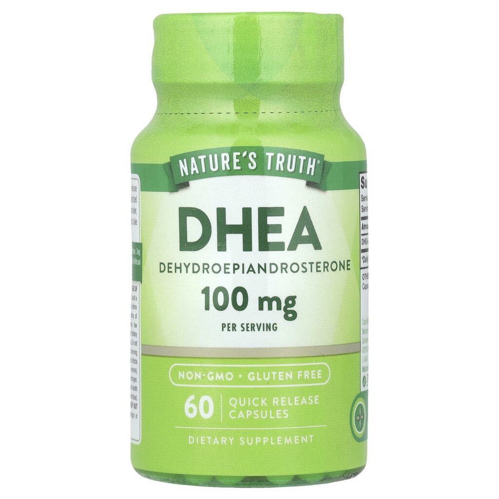 Natures Truth DHEA 60 Cápsulas de Liberação Rápida (50 mg por Cápsula)