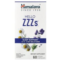 Himalaya Hello ZZZs™ 60 Cápsulas Veganas