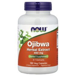 NOW Foods Extrato Herbáceo Ojibwa 450 mg 180 Cápsulas Vegetais