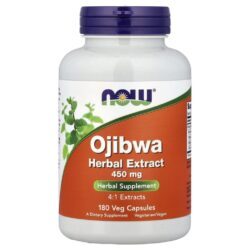 NOW Foods Extrato Herbáceo Ojibwa 450 mg 180 Cápsulas Vegetais