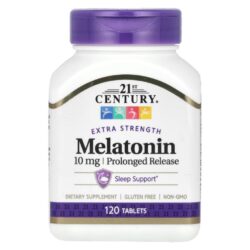 21st Century Melatonina Liberação Prolongada 10 mg 120 Comprimidos