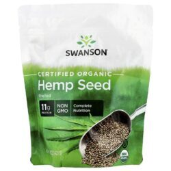 Swanson Semente de Cânhamo Orgânico Certificada Descascada 425 g (15 oz)