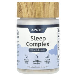 Snap Supplements Complexo do Sono com Melatonina 60 Cápsulas