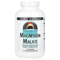 Source Naturals Malato de Magnésio 180 Comprimidos