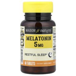 Mason Natural Melatonina 5 mg 60 Comprimidos