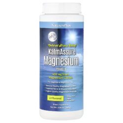 NaturesPlus Magnésio em Pó KalmAssure® Sem Sabor 360 g (08 lb)