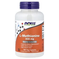 NOW Foods L-Metionina 100 Cápsulas Vegetais
