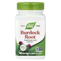 Natures Way Raiz de Bardana 100 Cápsulas Veganas (430 mg por Cápsula)