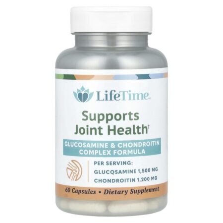 LifeTime Vitamins Fórmula do Complexo de Glicosamina e Condroitina 60 Cápsulas — foto 1