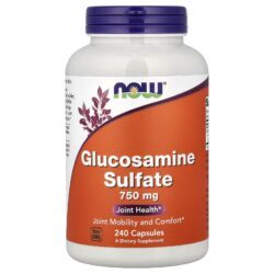 NOW Foods Sulfato de Glicosamina 240 Cápsulas (075 g por Cápsula)