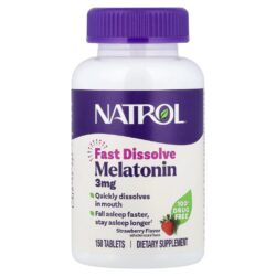 Natrol Melatonina Dissolução Rápida Morango 3 mg 150 Comprimidos