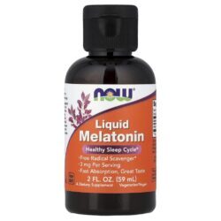 NOW Foods Melatonina Líquida 59 ml (2 fl oz)