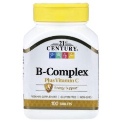 21st Century Complexo B e Vitamina C 100 Comprimidos