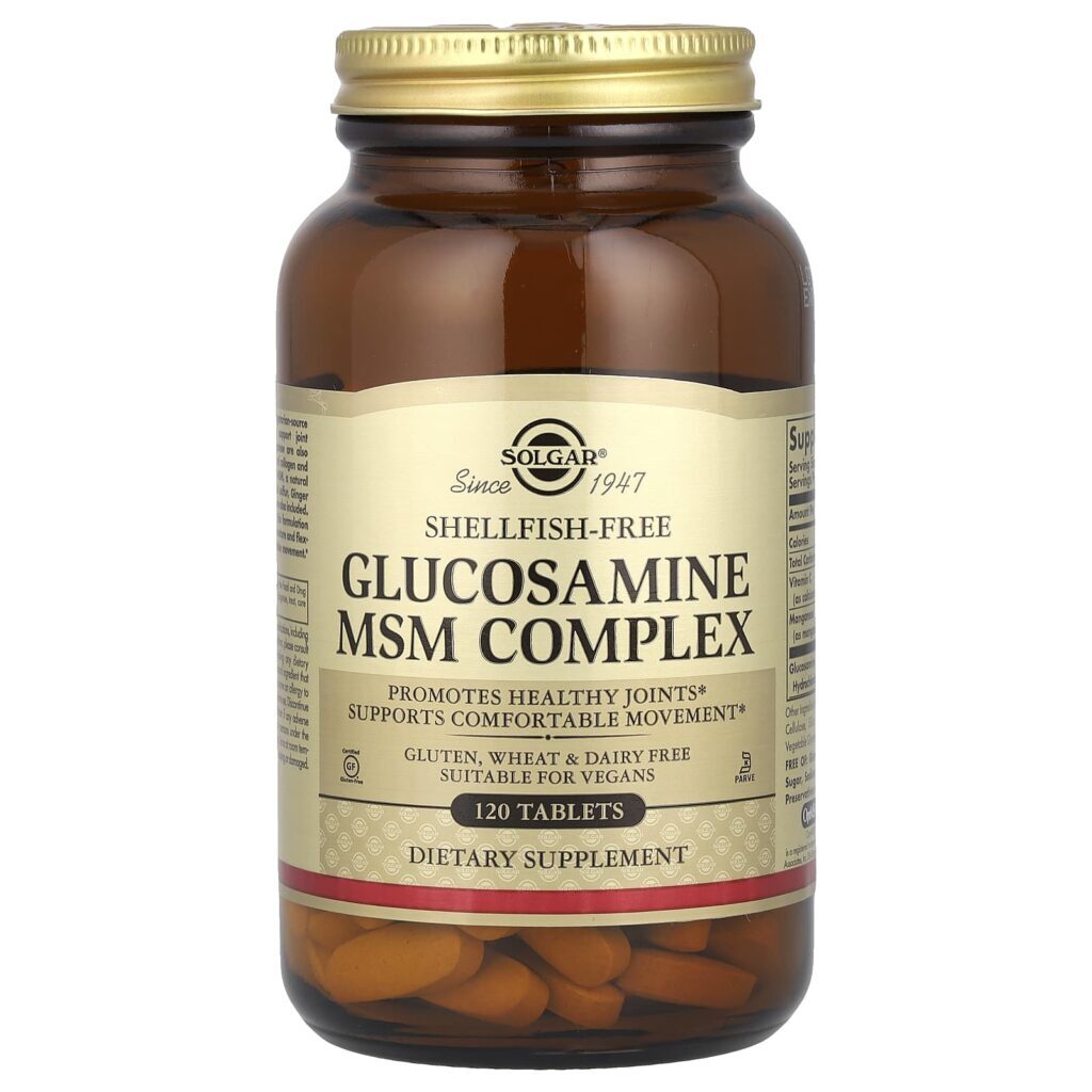 Solgar Complexo de Glicosamina MSM 120 Comprimidos